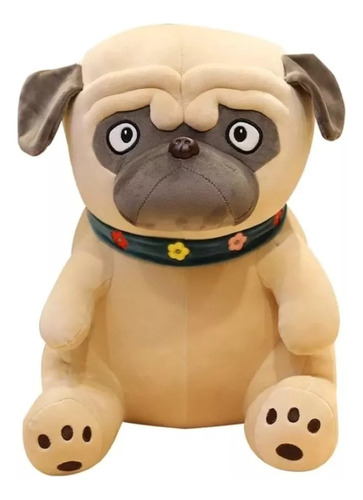 Peluche Perro Suave Felpa Perrito Pug Hermoso Para Regalo