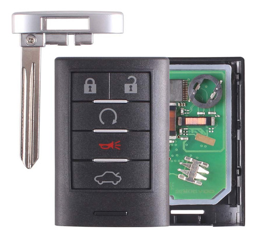 Mando Distancia Sin Llave Para Cadillac Ats Srx Sts Cts