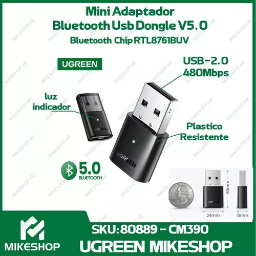 Adaptador Bluetooth 5.0 Usb A Pc Switch Ps5 Celular / Ugreen