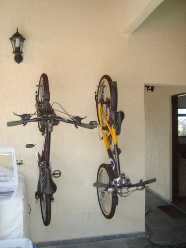 Imagem 3 de 7 de Kit 3 Ganchos De Parede/teto Suporte Bicicleta