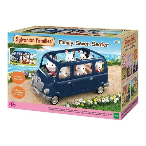 Brinquedo Mini Van Sete Lugares +3a Sylvanian Families