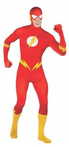 Dc Comics Rubie Men's 2nd Skin, Flash, Medium.