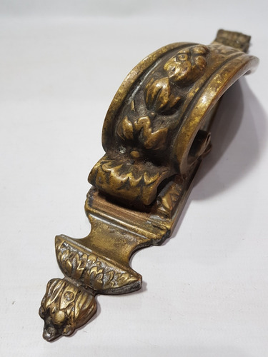 Imagen 5 de 9 de Antiguo Manijón Bronce Con Respaldo Estilo Francés Mag 59094