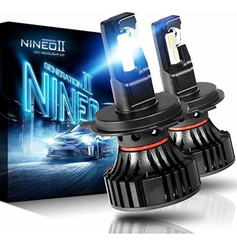 Nineo H4 Bombillas Led De Los Faros 9003 | Cree Fichas 12000