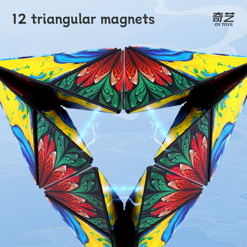 Cubos Magnéticos Plegables Qiyi Puzzle Qy Toys Cubo Magico 3