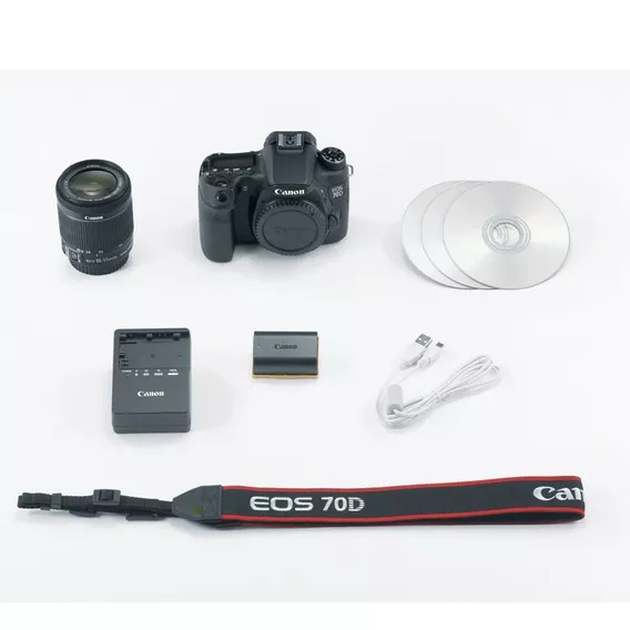 Canon Eos 70d W Kit 18-55 Stm 20 Mp Full Hd Wifi Nuevo