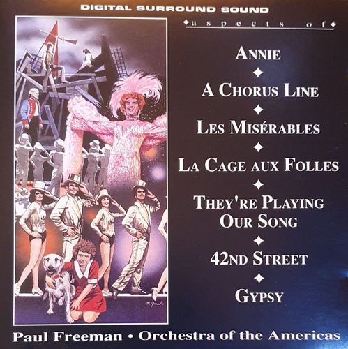 Cd Paul Freeman - Annie Miserables Gypsy 42nd Street