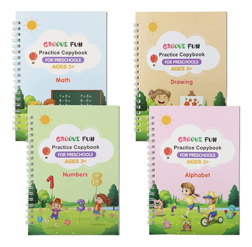 Libro Reutilizable Para Niños De 3 A 8 Años