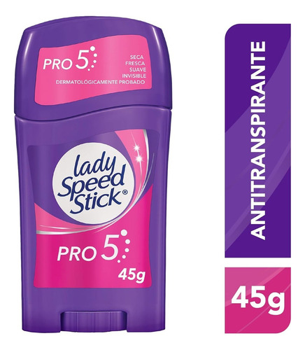 X3 Desodorante Barra Lady Speed Stick Antitranspirant Pro 5