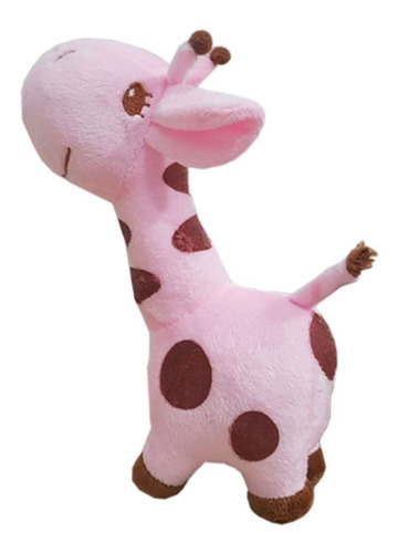 Brinquedo Pelúcia Para Cães Girafa - Rosa - Girafa