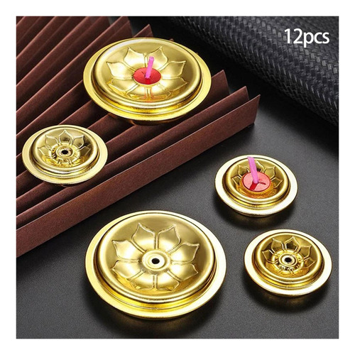 12x Lámpara De Aceite Mechas Flotantes Soporte De Disco