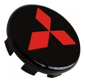 Imagem 2 de 4 de 4 Calotinha Tampinha Roda Mitsubishi Triton Tr4 Emblema
