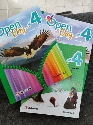 Libro Ingles Open Day 4 Pack , Sin Uso