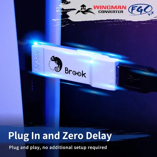 Brook Wingman Fgc Vx Arcade Controller Converter Para Ps5/ps