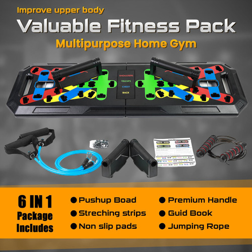 Tabla De Flexiones 20 En 1 Con Accesorios Sistema De Entrena