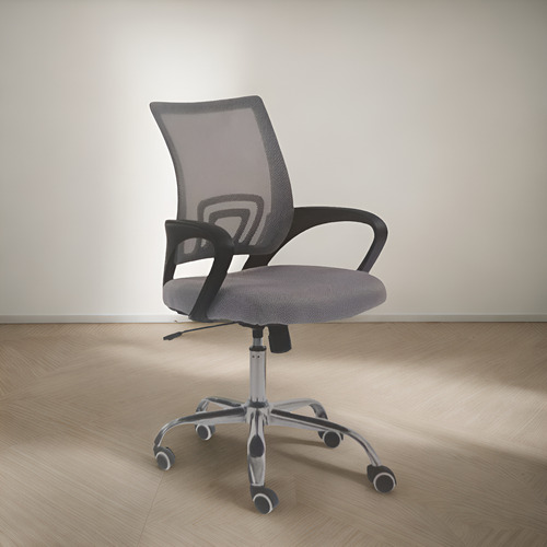 Silla De Oficina Vonne Csei-mgri Ergonomía Y Estilo Gris Claro Algodón