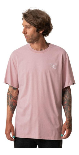 Polera Hombre Stoked Logo Rosa