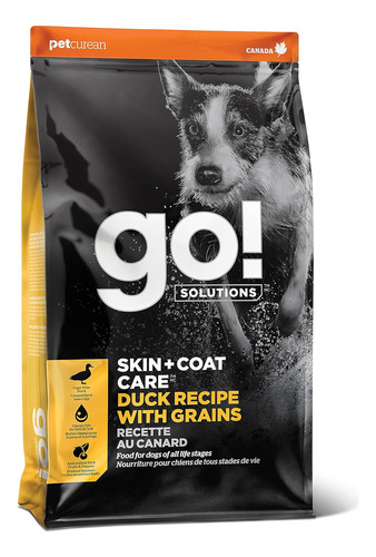 Go! Solutions Skin + Coat Care - Dry Dog Food, 3.5 Lb - Duck