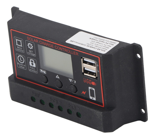Panel De Batería Solar Usb Dual Inteligente Con Controlador