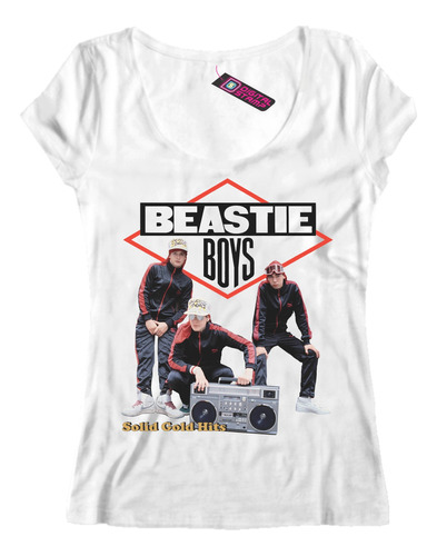 Remera Mujer Beastie Boys Solid Gold Hits Rp44 Dtg Premium