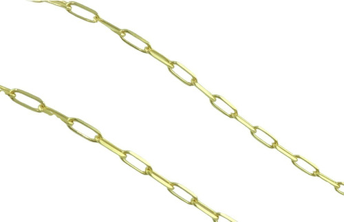 Corrente Masculina Alongada 70 Cm Ouro 18k 750 Colar Cordão
