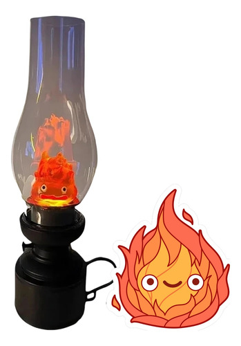 Lampara Calcifer El Increíble Castillo Vagabundo Howl Sophie