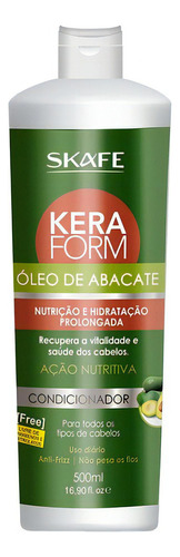  Condicionador Keraform Óleo De Abacate 500ml Skafe