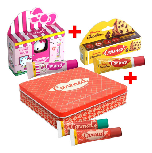 Kit Carmed Especial Lata + Hello Kitty + Bauduco