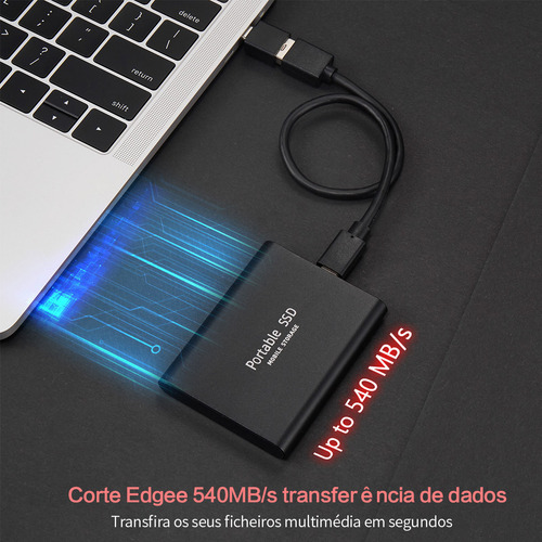 Disco Rígido Externo Barato U Hd 127tb Para Laptop E Celular Jiexuntong Expansion Novo Ouro