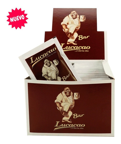 Chocolate Caliente Italiano Lucaffe En Polvo 50 Sobres