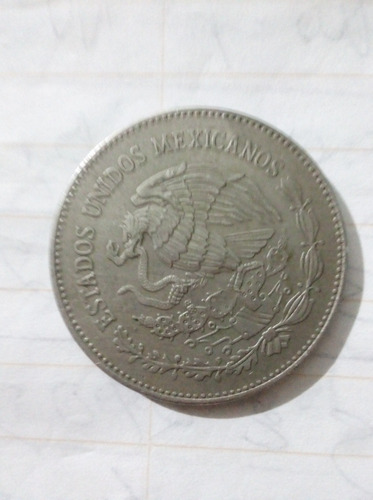 Moneda 50 Pesos Año1952 Diosa Coyolxauhqui Templo Mayor Ofr (Usado)