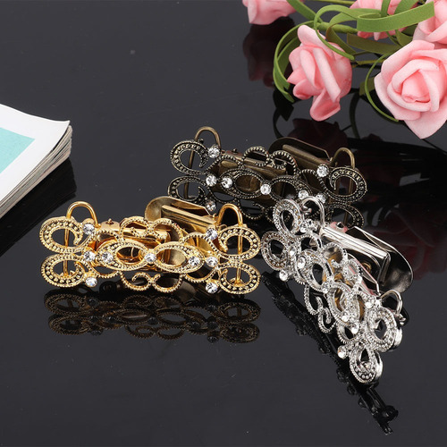 3 Piezas Mujeres Suéter Blusa Broche Collar Clip Joyería Gi