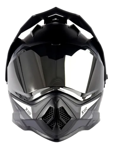 Casco De Motocicleta Dual Sport Certificado De Orthrus Dot D