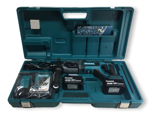 Rotomartillo Inalambrico 18v Makita Dhr241rfe Azul