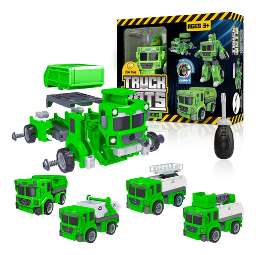 Usa Toyz Truck Bots - Camion Volquete Robots Para Ninos - Ro