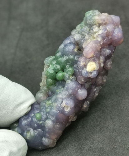 Imagen 6 de 10 de Calcedonia Ágata Uva - Racimo De Uva Purpura - Indonesia