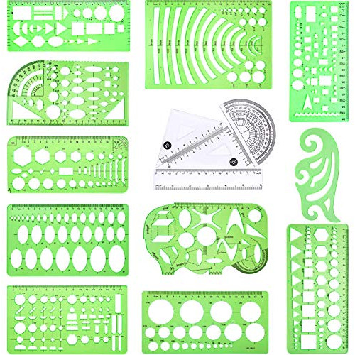 15 Plantillas De Dibujo Geométrico, Reglas De Geometrã...