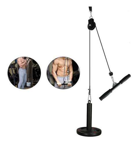 Barra Recta Lat Pulldown Bar Polea Accesorio De Cable Para