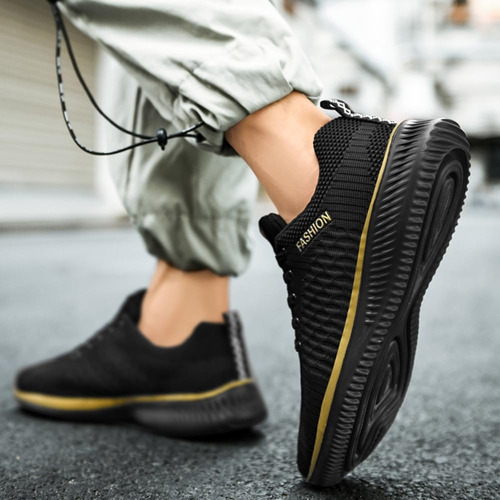 Zapatillas Deportivas De Punto Para Hombre Moda