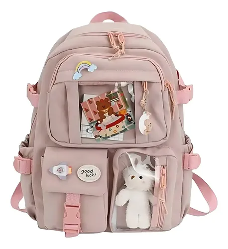 Xiaobang Mochila Feminina Escolar Passeio Coreano Grande
