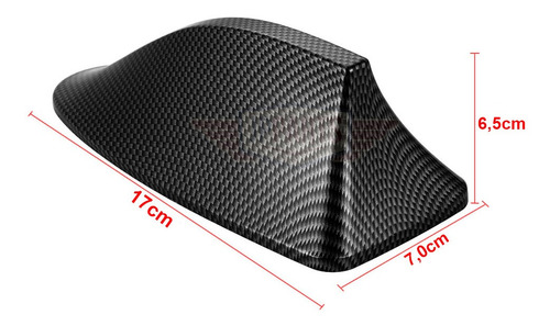 Antena Shark Tubarão Vw Gol G2 G3 G4 G5 G6 G7 G8 G9 fox up