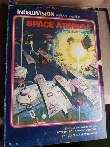 Space Armada Intellivision Mattel Videogame 