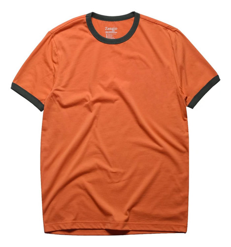 Ringer Tee Hombres Cuello Redondo Triblend Polera Performa