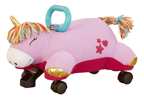 Little Tikes Unicorn Pillow Racer, Juguete De Felpa Suave P.