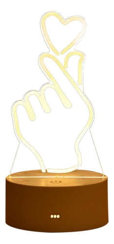 Candeeiro De Mesa B Presente De Dia Dos Namorados Led Usb Di