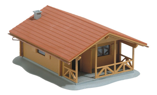 Busch 1035 Log Cabin Modelo Estructura Ho Escala