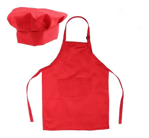 Oferta 2 Mini Chef (mandil Y Gorro) Tallas 4-6-8-10-12-14-16
