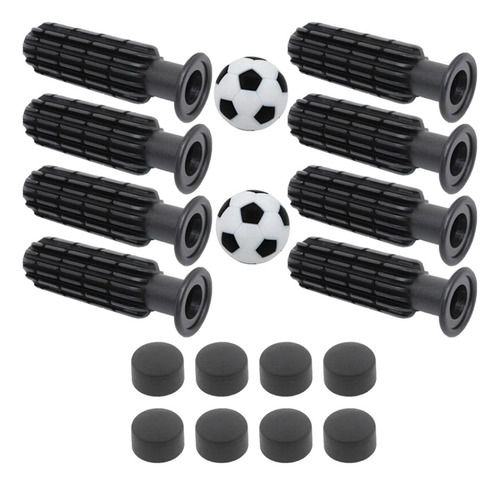 8 Empuñaduras De Futbolín Con Tapón Final Para Futbolín Chil