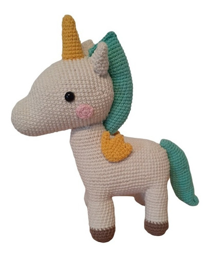 Unicornio Robin Amigurumi Muñeco En Crochet Pica Pau