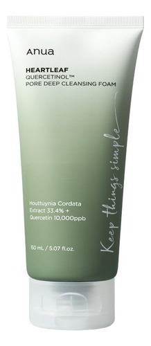 Espuma De Limpieza Profunda Poros Anua Heartleaf K-beauty